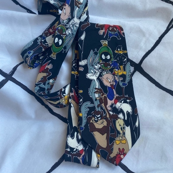 Looney Tunes 100% Silk Vintage Tie - Picture 3 of 6